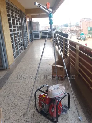 Irrigation Kit/System With Sprinkler on Stand and High Pressure Pump