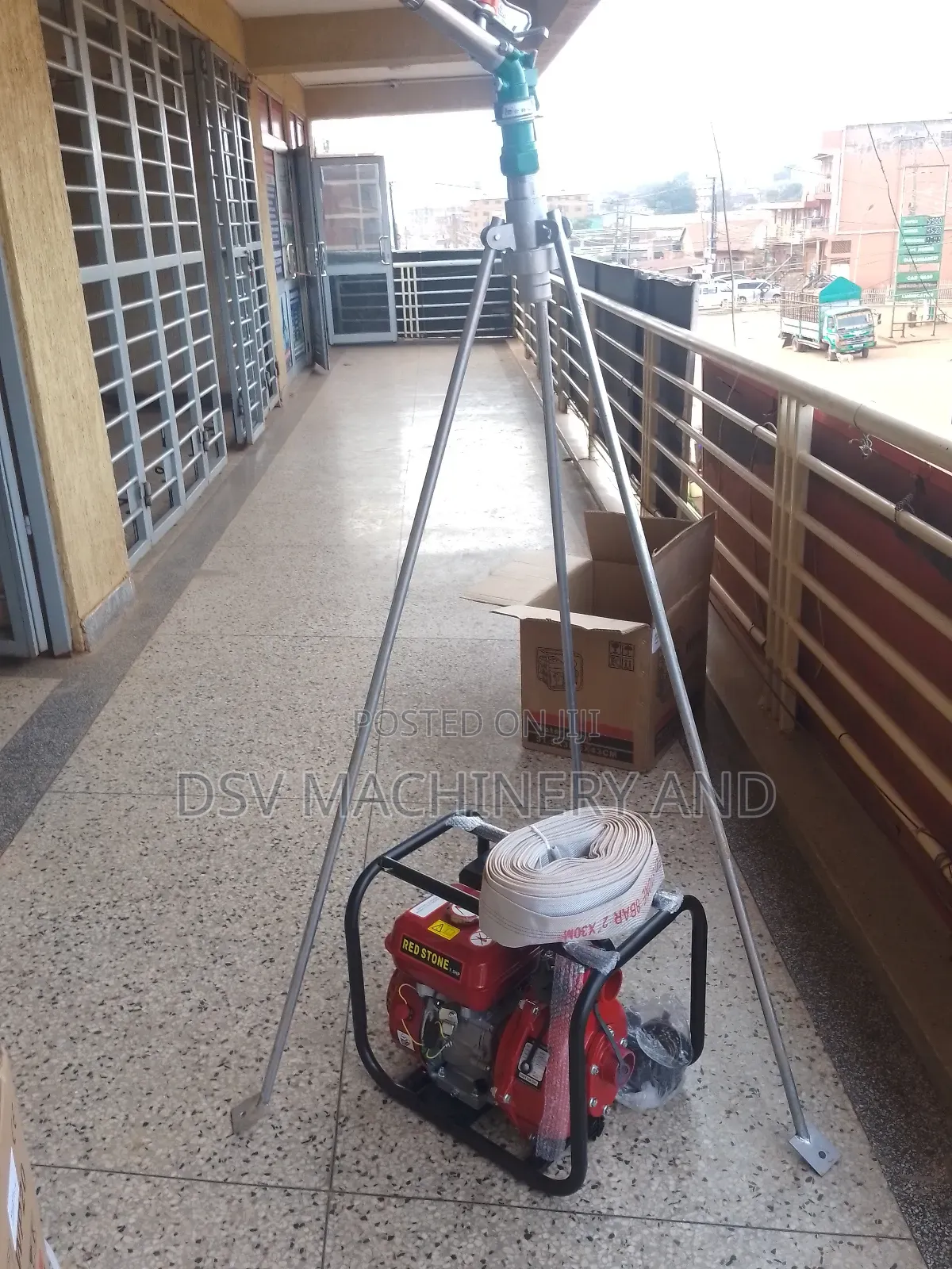 Irrigation Kit/System With Sprinkler on Stand and High Pressure Pump
