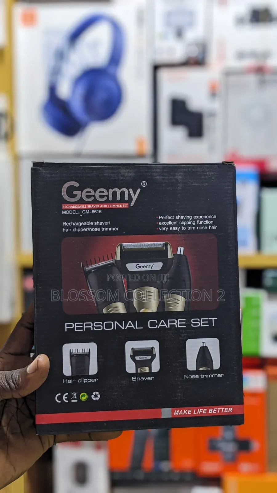 Geemy 3 in 1 Rechargeable Shaver and Trimmer
