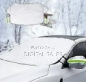 Car Windshield Cover With Side Mirror Cover, 4 Layers Winter Ice