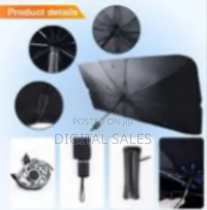 Car Windshield Sun Shade Umbrella, Foldable Automotive Cover Sunshade