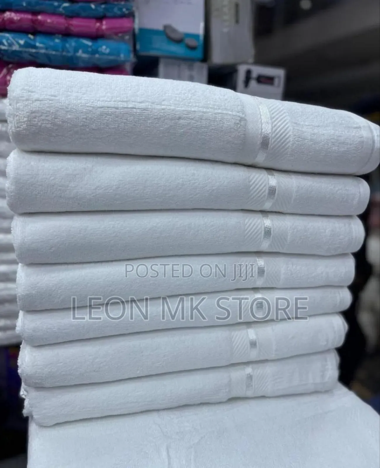 Luxury Cotton Plain White Towels