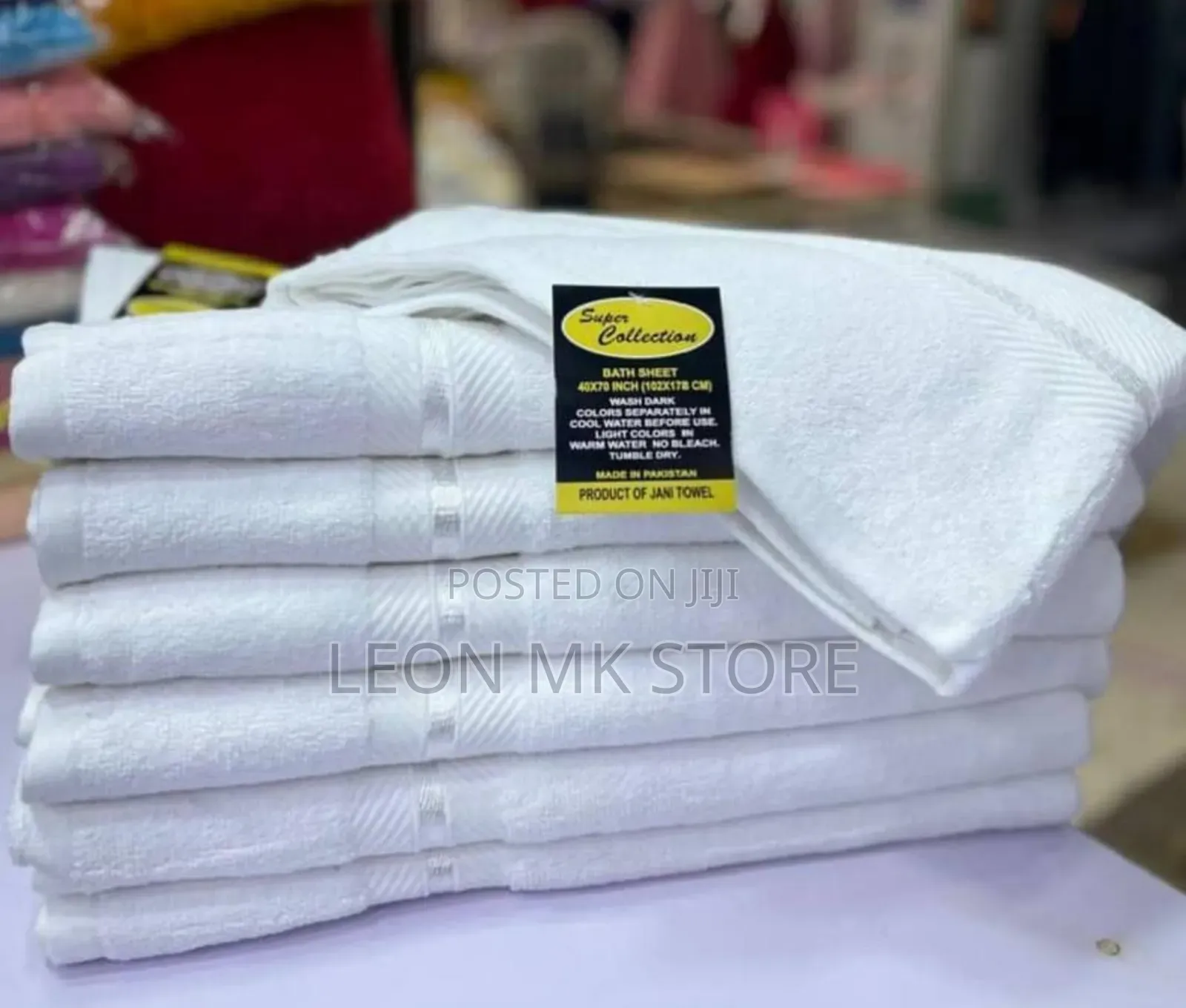 Luxury Cotton Plain White Towels