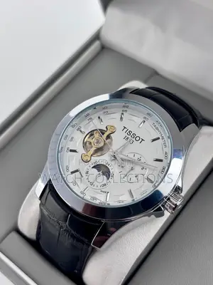 Mechanical Tissot Leather Watch