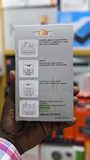 Universal Travel Adapter With 1000ma Usb