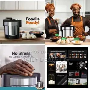 Automatic Electric Stainless Steel 6l Food Processor Blender Swallow