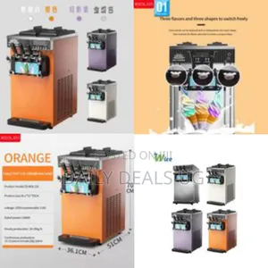 Commercial Ice Cream Vending Machine 2+1 Mixing Flavors Soft Service