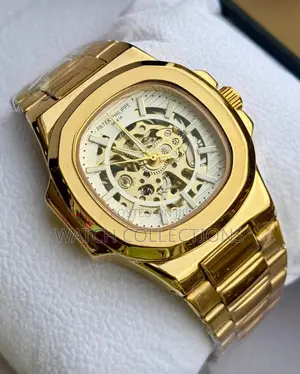 Geneve Unisex Metallic Watch
