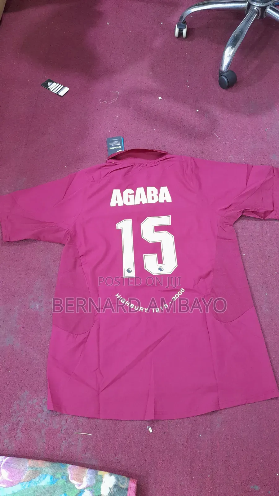O2 Arsenal Jersey