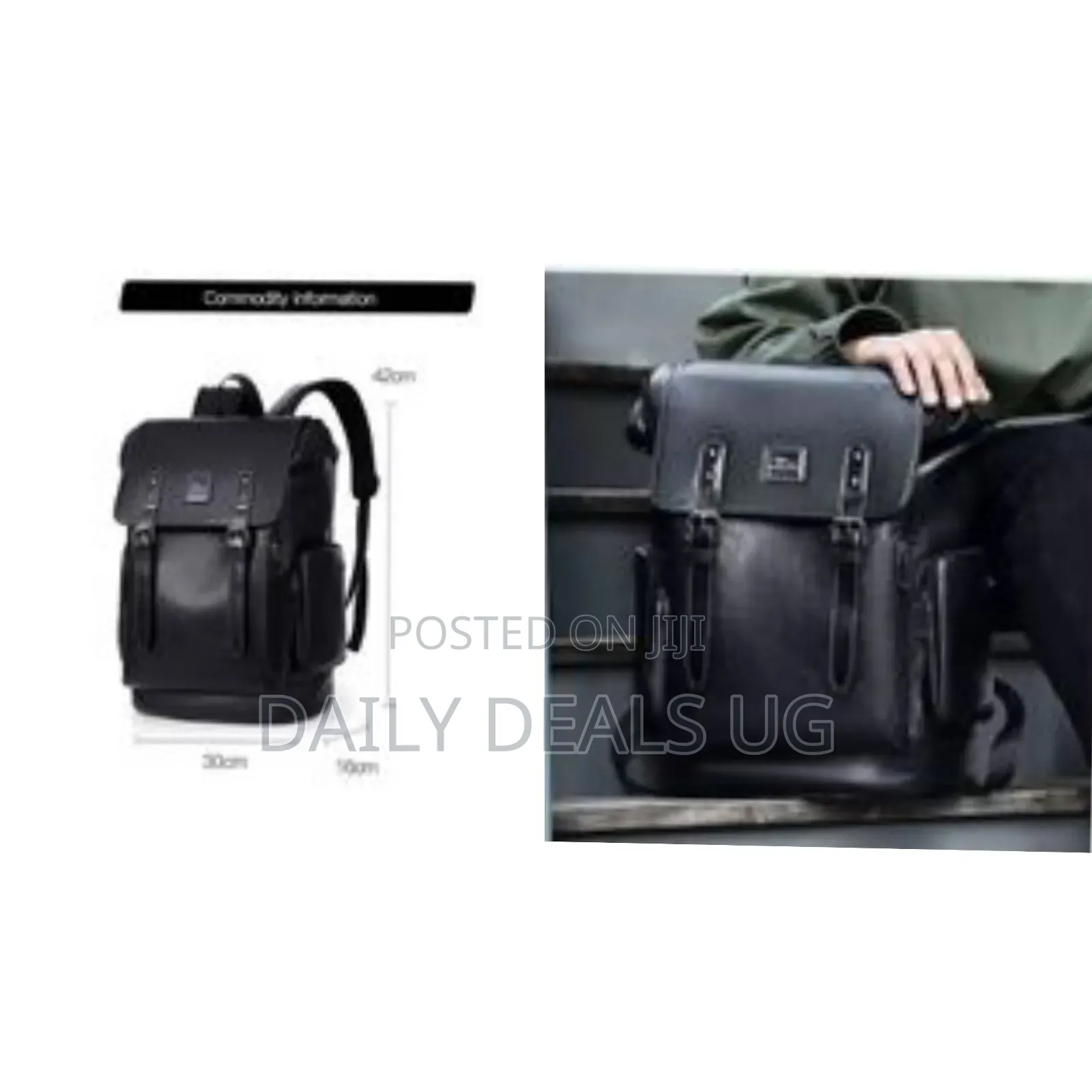 Vintage Backpack Soft Leather for Men, High-Quality Luxury Designer
