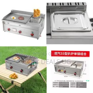 Stainless Steel Electric/Gas Propane Griddle Flat Top Pancakes Steak