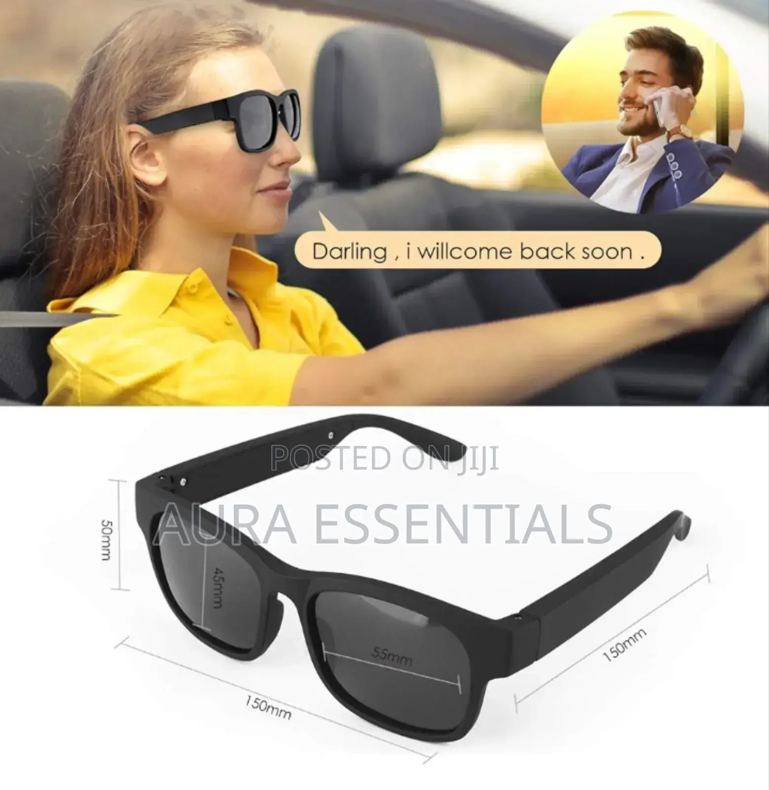 Smart Wireless Bluetooth Glasses