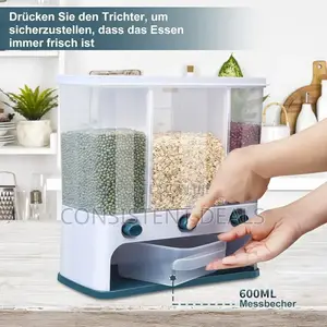 Wall Mount Grain Dispenser Container 3in1 Grid