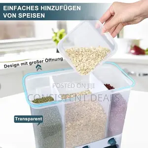 Wall Mount Grain Dispenser Container 3in1 Grid