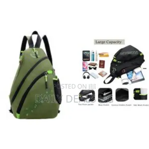 Waterproof Travel Backpack Shoulder Bag Sling Bag for Men Women