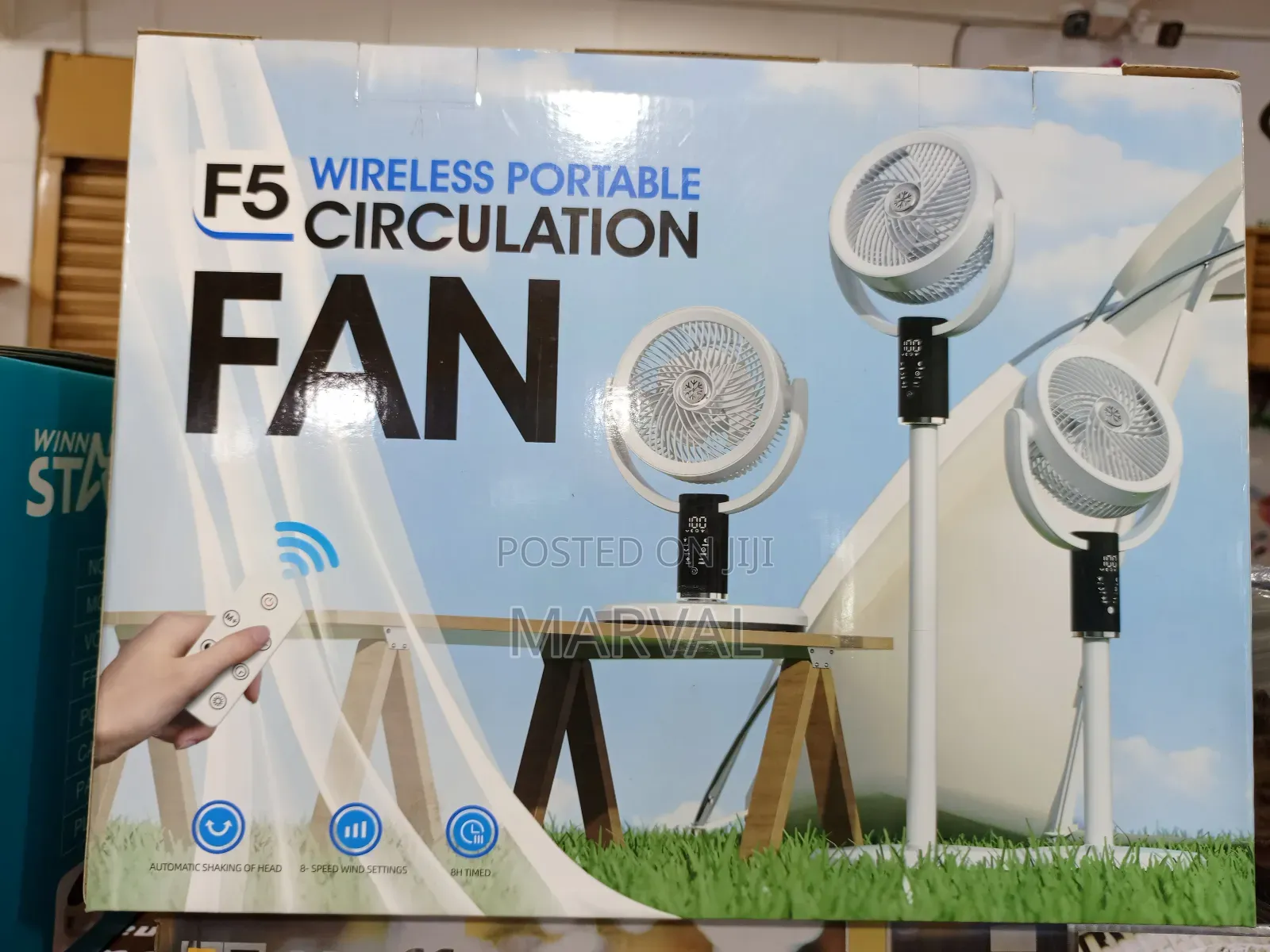 F5 Wireless Portable Circulation Fan.