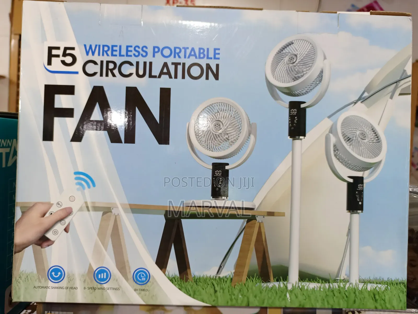 F5 Wireless Portable Circulation Fan.