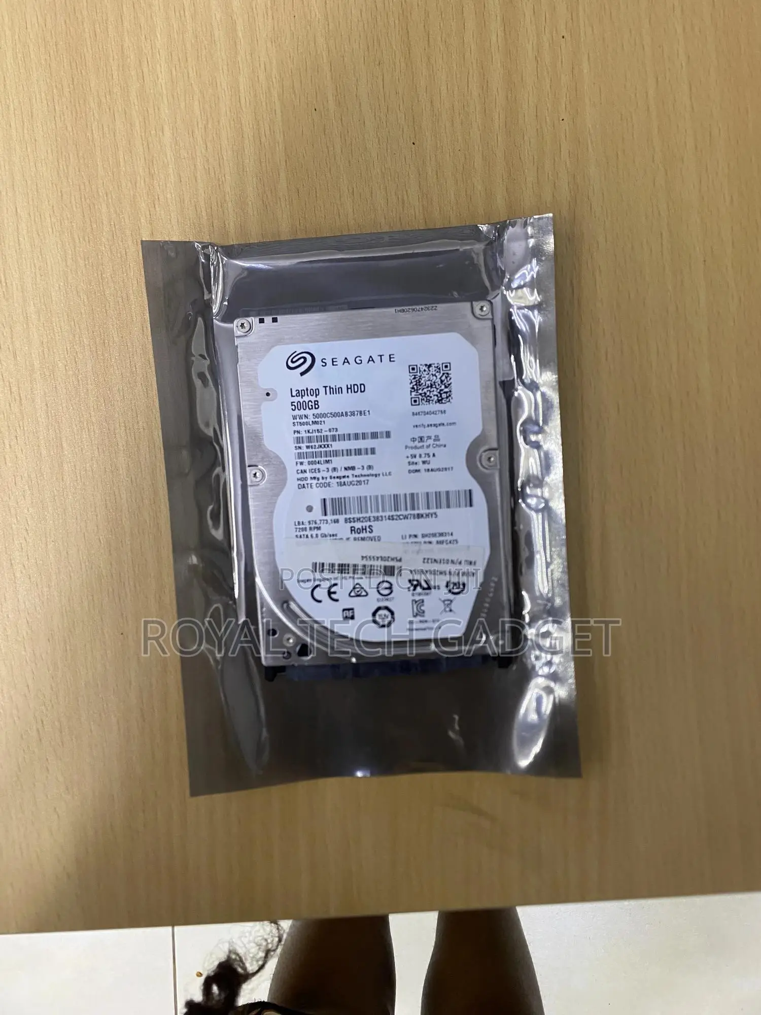 500gb Internal Laptop Harddisk Seagate