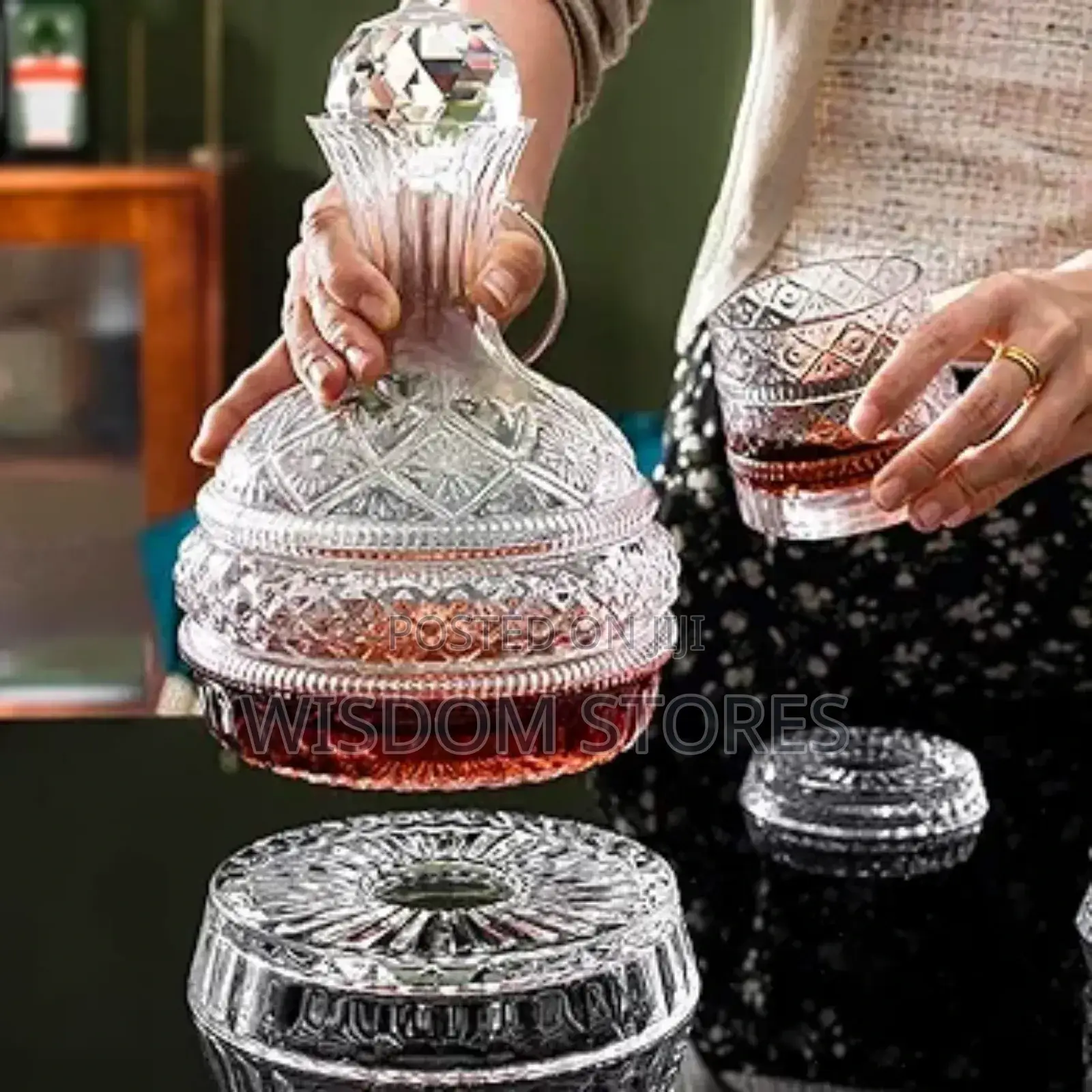 Viktorwan Spinning Wine Decanter
