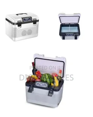 19l Portable Mini Car Refrigerator Freezer Mini Fridge, Dual