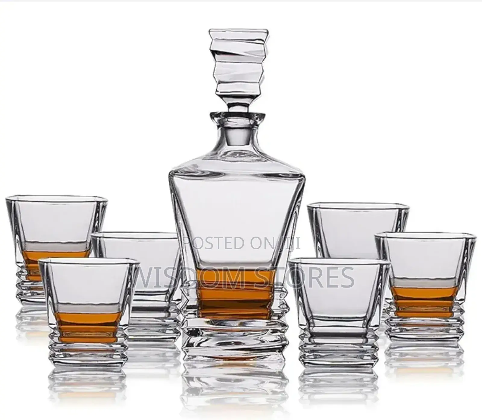 Premium Crystal Clear 7pcs Bar Set