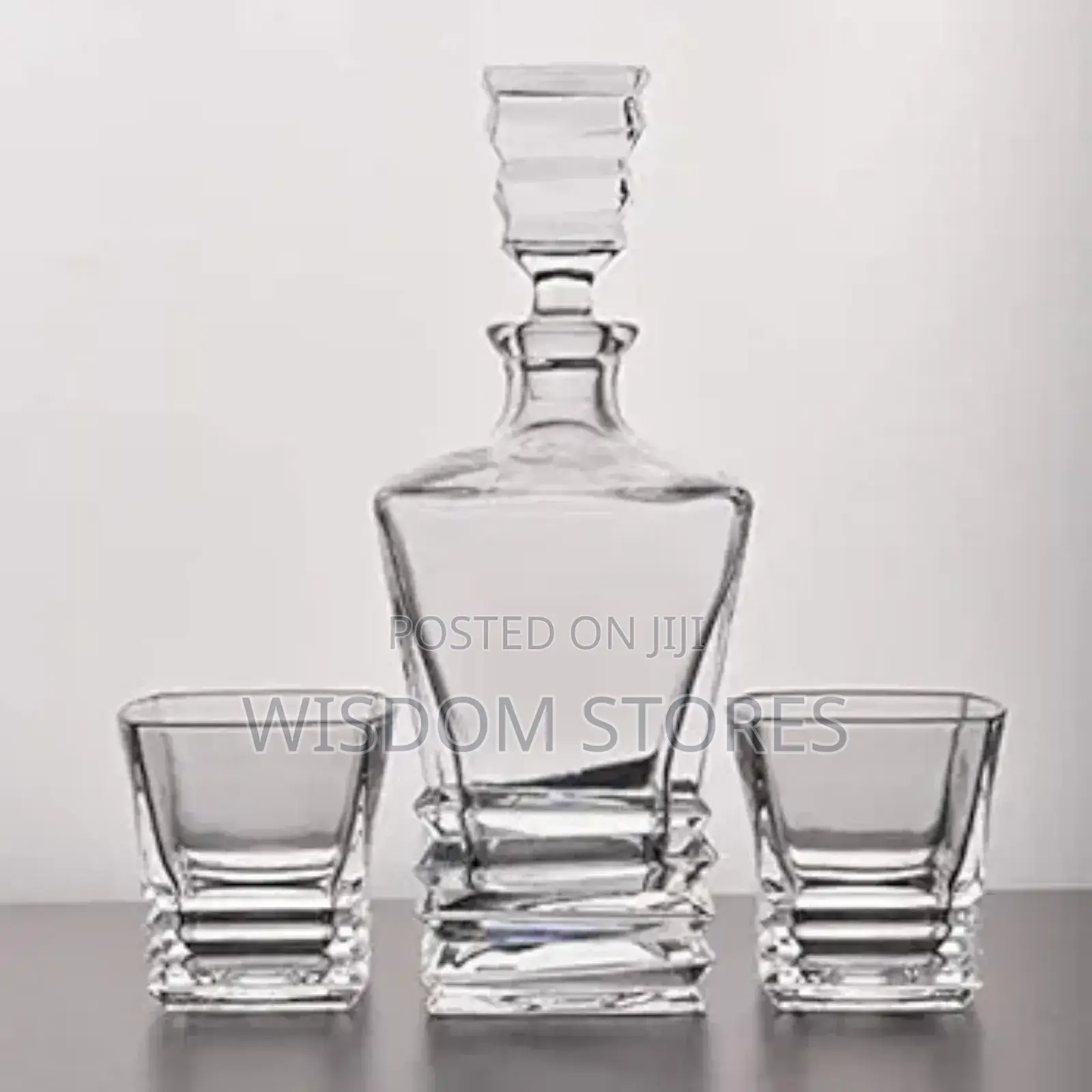 Premium Crystal Clear 7pcs Bar Set