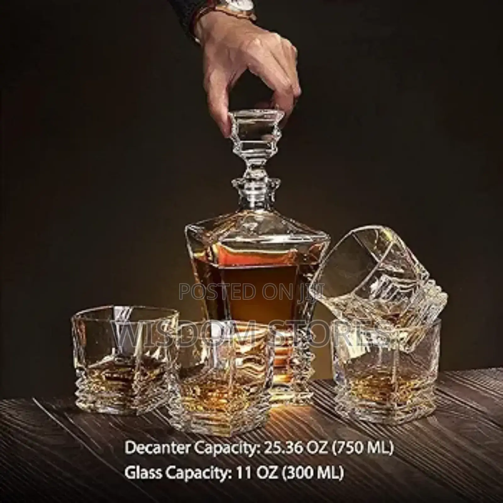 Premium Crystal Clear 7pcs Bar Set