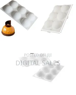 2 PCS 3d Spiral Swirl Shape Silicone Baking Mold for Mousse Cake,