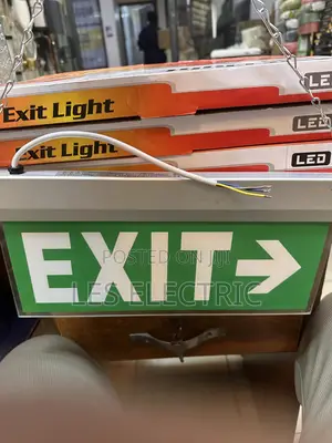 Emergency Exit Sign