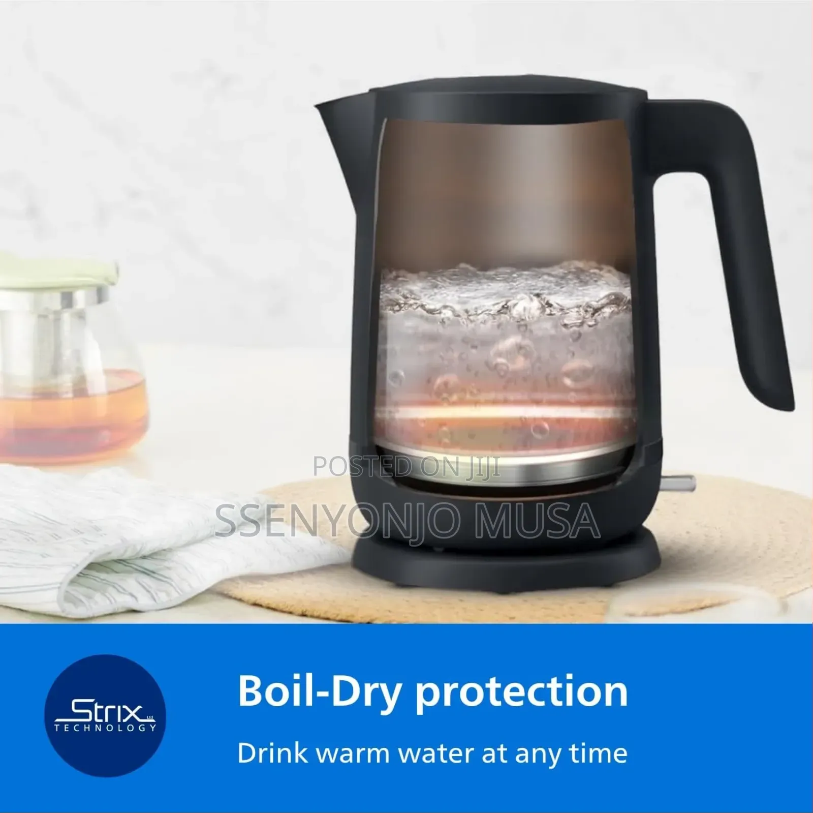 Philips Series 1000 Electric Kettle 1.7l, 2200w, Auto Shut-Off –