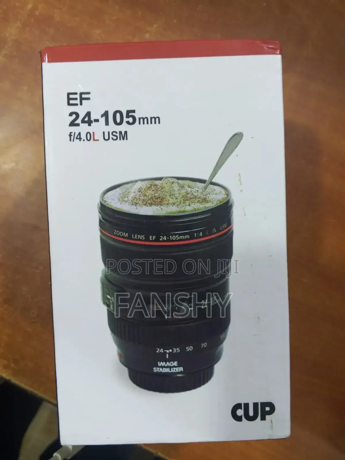 Camera Travel Mug - Black