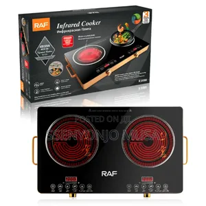 Raf Double Digital Infrared Cooker – 3500w Dual Hotplate, Touch Knob
