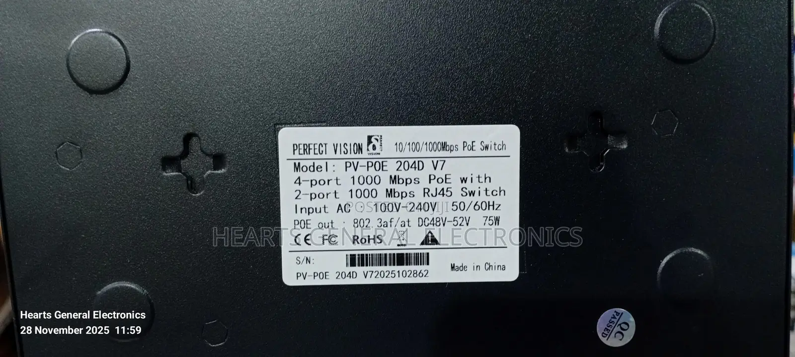 4 Port Gigabit Poe Switch