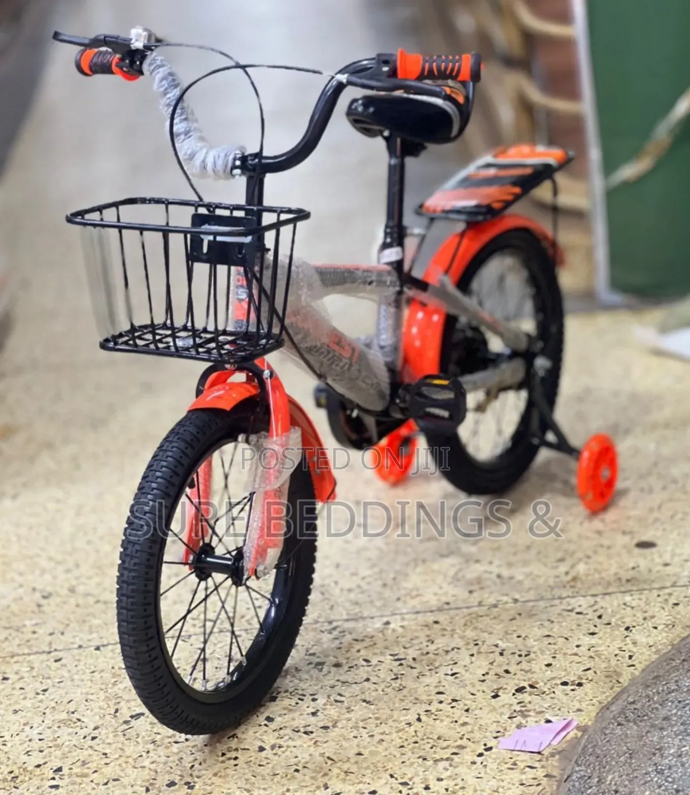 Orange Kids Bicycle Size 16