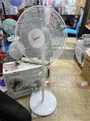 Midea Stand Fan White Color