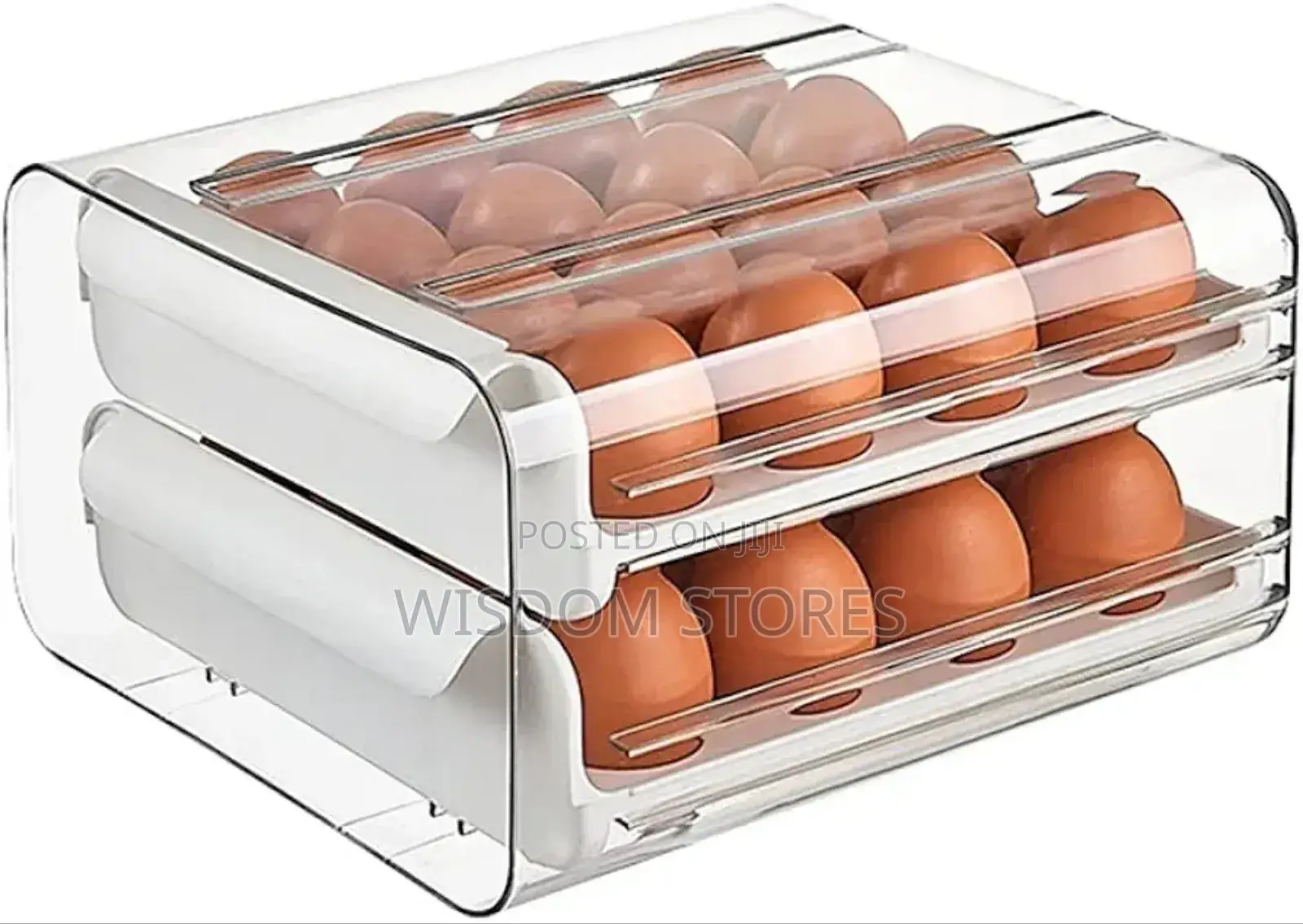Double Layer Refrigerator Egg Storage Box