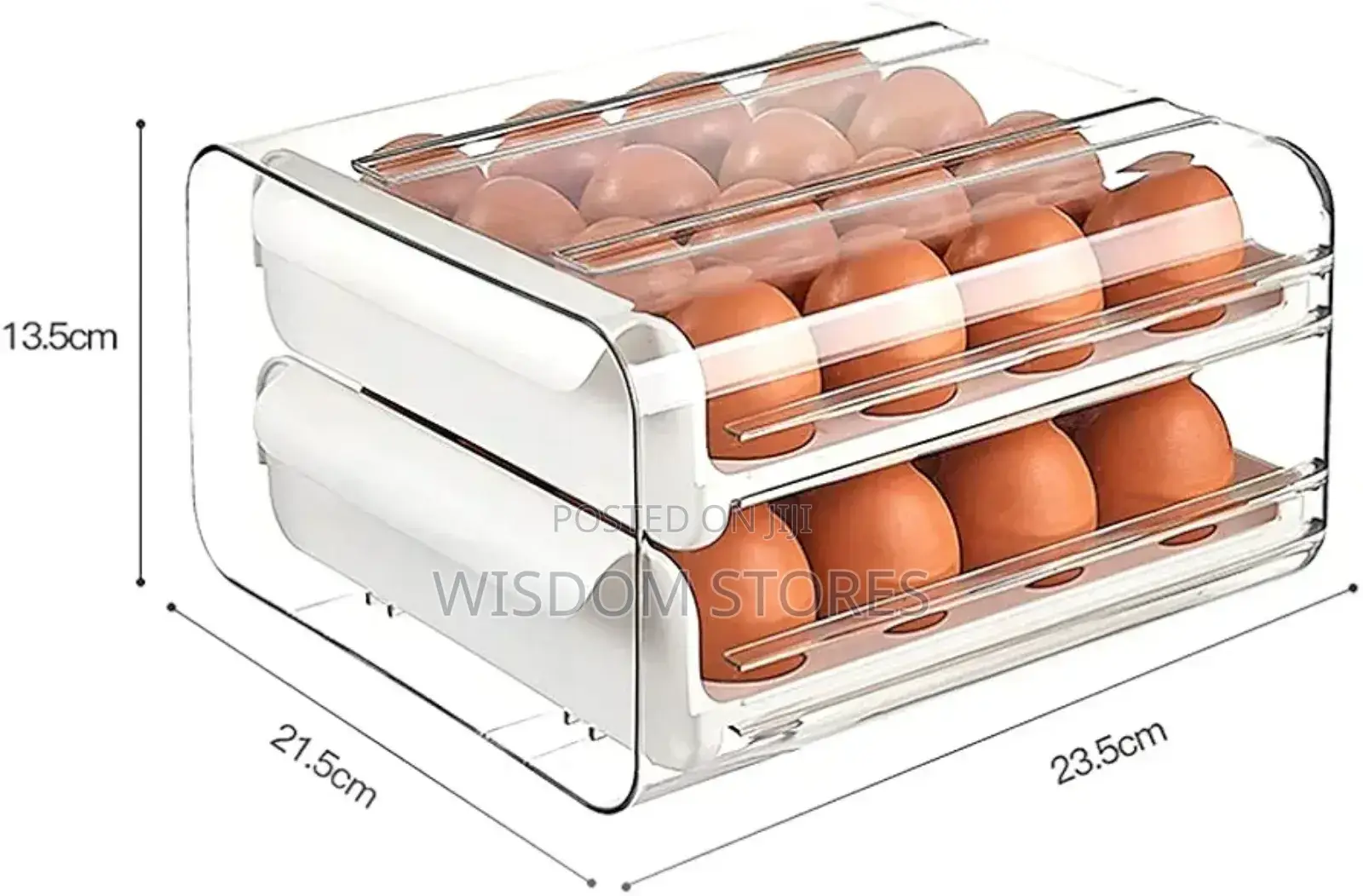 Double Layer Refrigerator Egg Storage Box