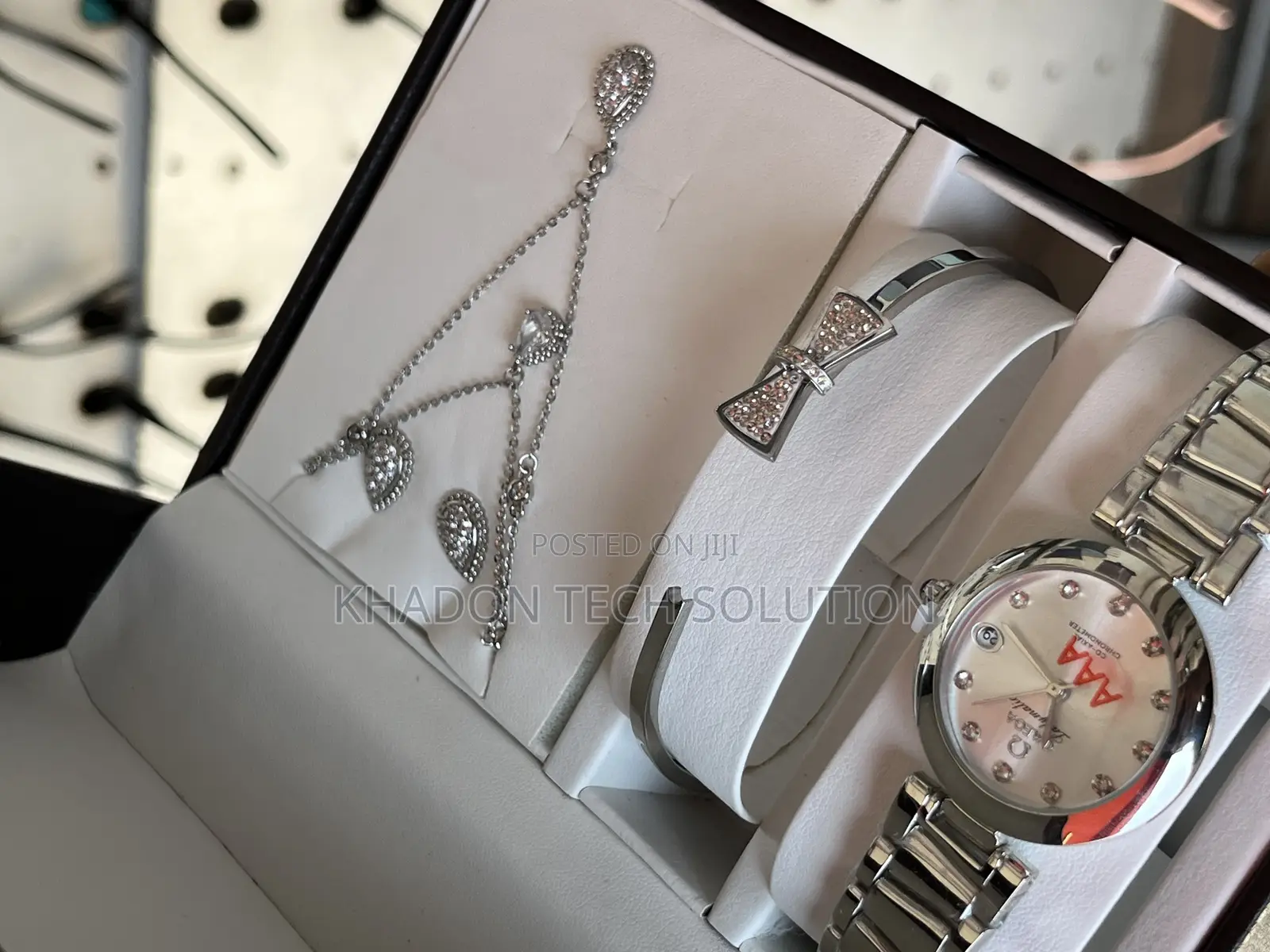 Curtire Silver Combo Watch for Ladies