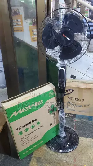 Mewe 16" Remote Stand Fan