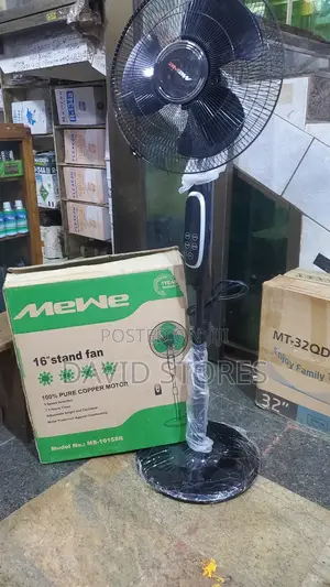 Mewe 16" Remote Stand Fan