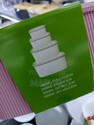 Stackable Plastic Food Storage Containers.