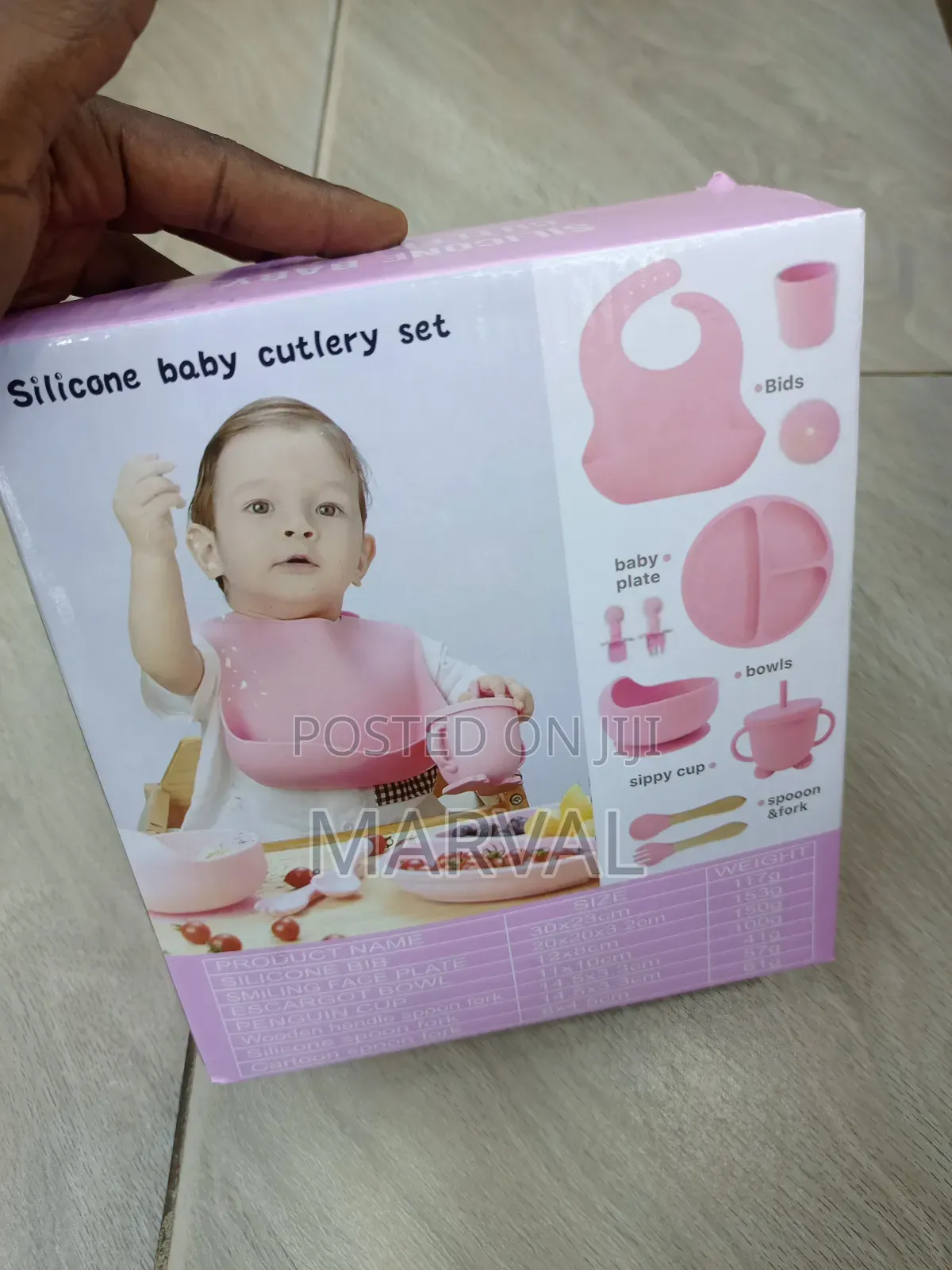 Silicone Baby Cutlery Set.