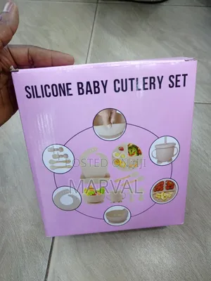 Silicone Baby Cutlery Set.