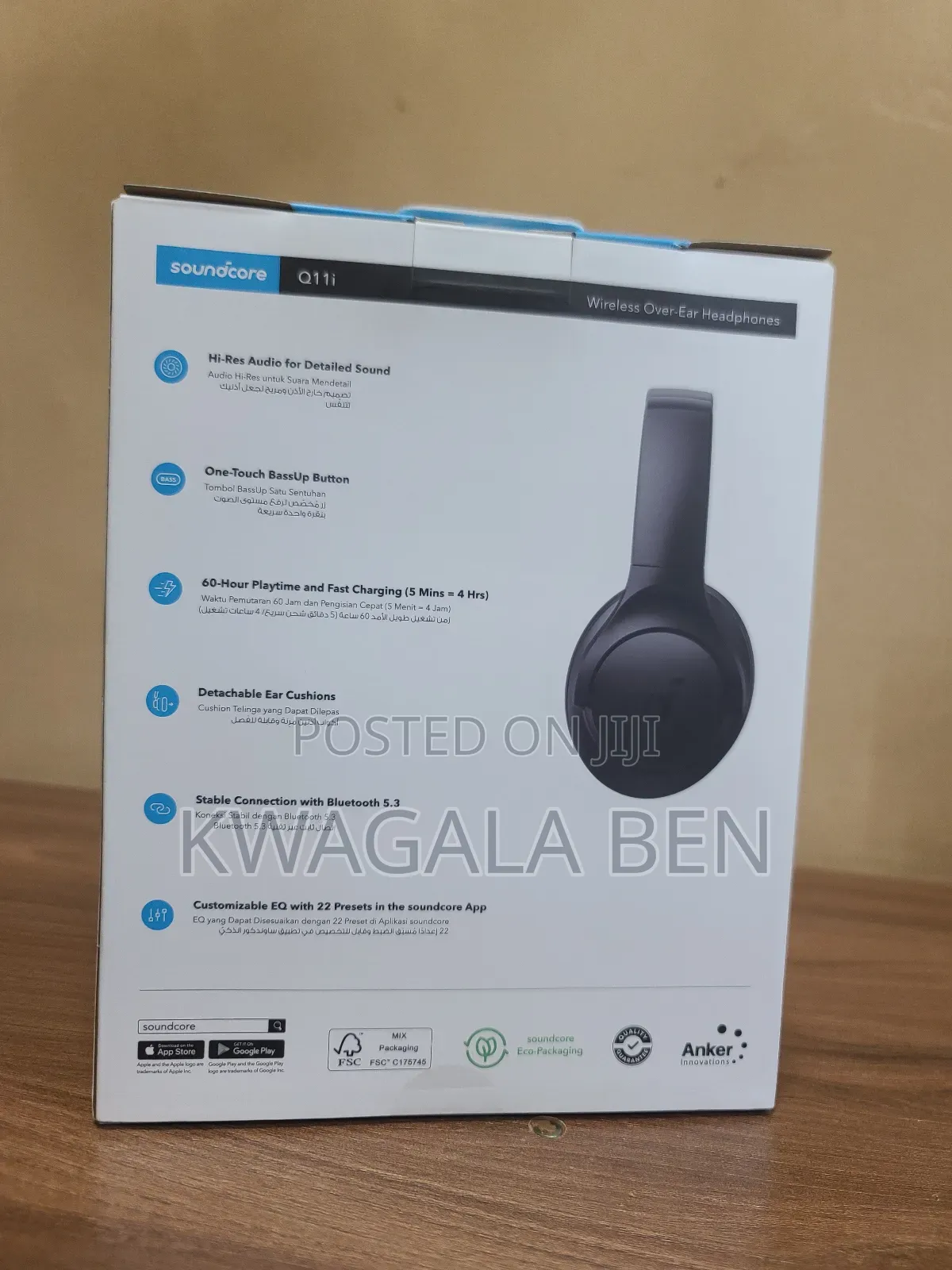 Anker Q11i Wireless Over-Ear Headphones