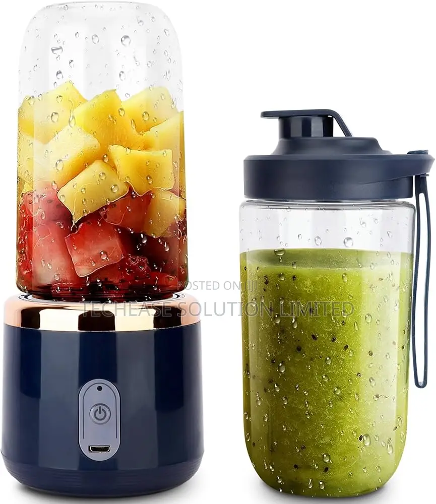 Rechargeable Portable Juicer Blender With Mini Juice Cup With 6 Blades