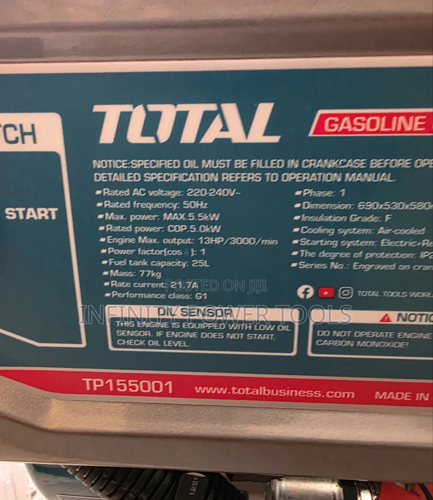 5kva Petrol Generator(Total)