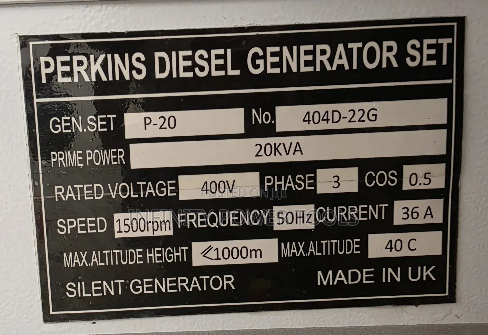 Industrial Generator 20kva
