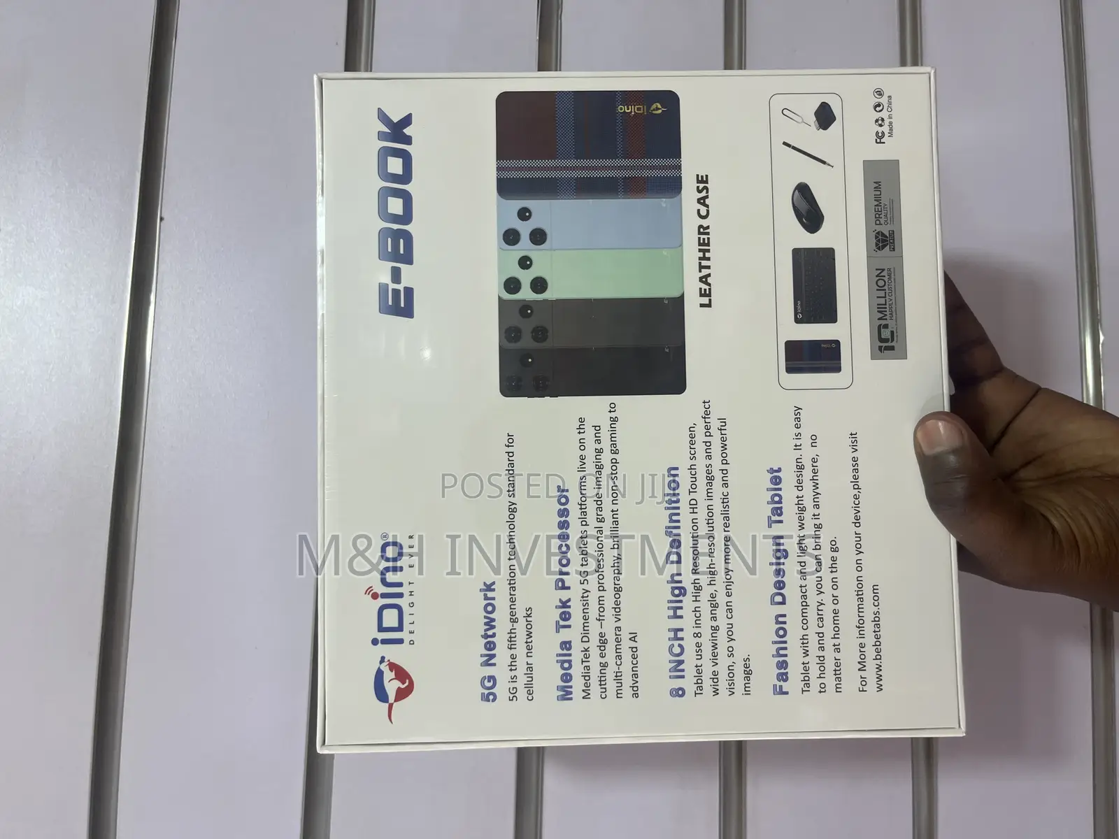 New Idino Notebook 7 256 GB Black