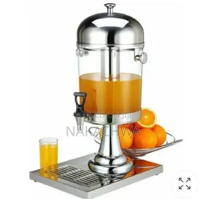Its Agood Juice Single Dispenser With a Stainless Stand