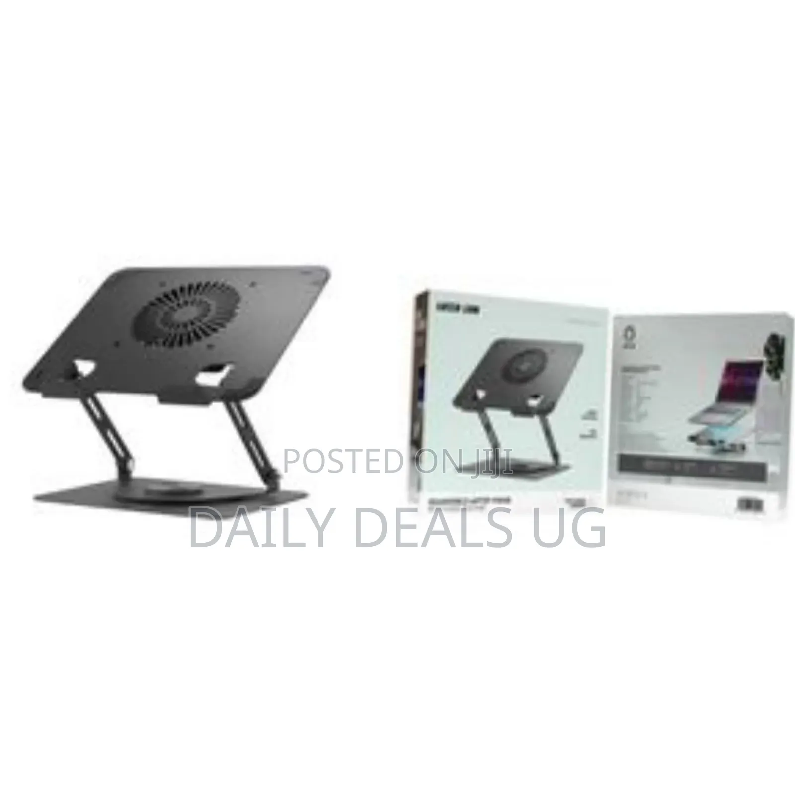 Green Lion Adjustable Laptop Stand With Cooling Fan